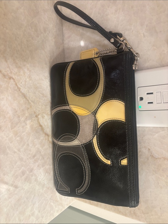 Coach Handbags - Coach Op Art Large Wristlet